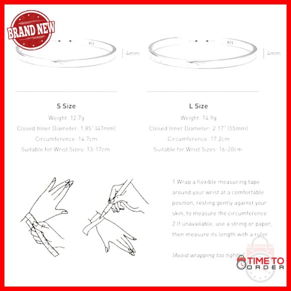 925 Sterling Silver Hammered Cuff Bangle Bracelet Minimalist Jewelry - Picture 6 of 7